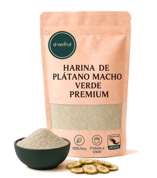 Harina de Plátano Macho Verde