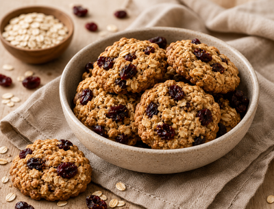Galletas de Avena y Arandano