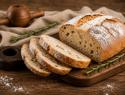 Pan sin Gluten con Harina de Arroz
