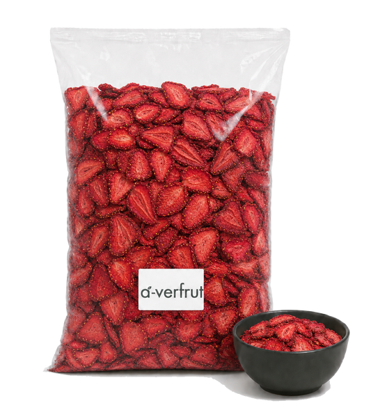 Fresa Deshidratada en Hojuelas Natural
