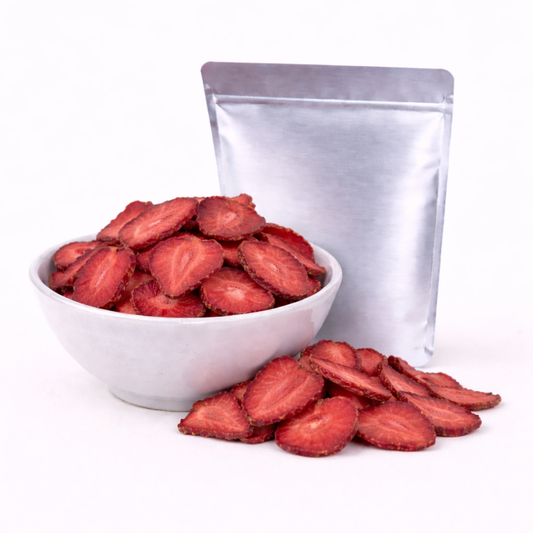 Fresa Deshidratada en Hojuelas Natural