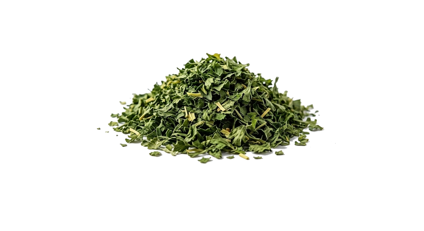 Perejil deshidratado en trozo (hoja y tallo)