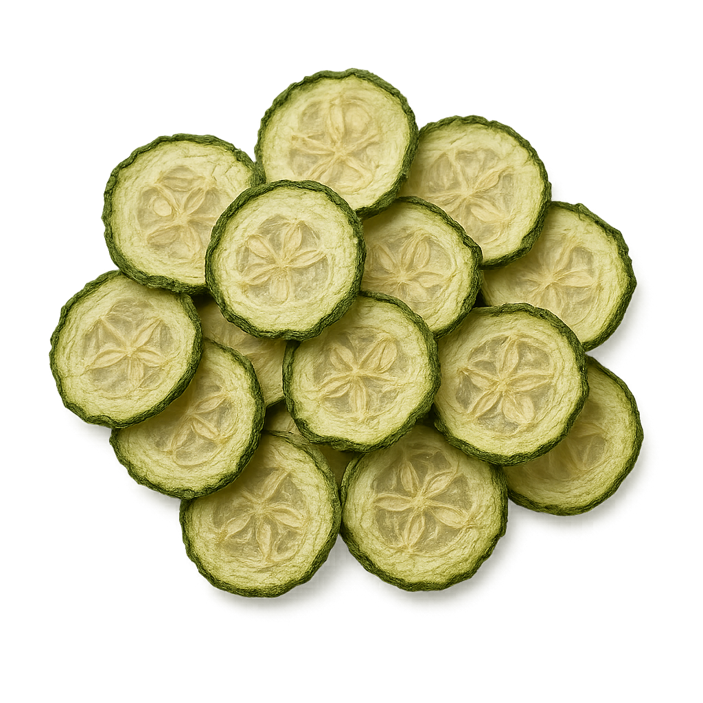 Pepino Deshidratado en Rodajas